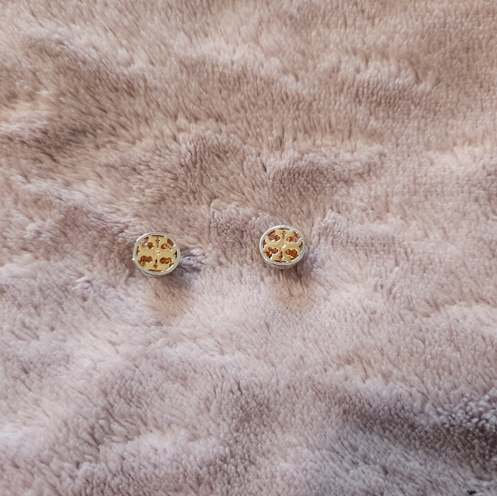 Tory Burch Gold/Silver  stud earrings